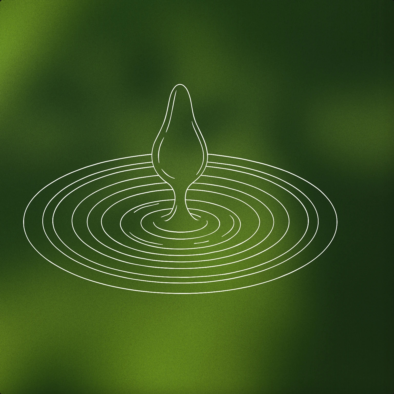 Cover of A viscous droplet forming concentric ripple patterns on a flat surface for Slime sound effects