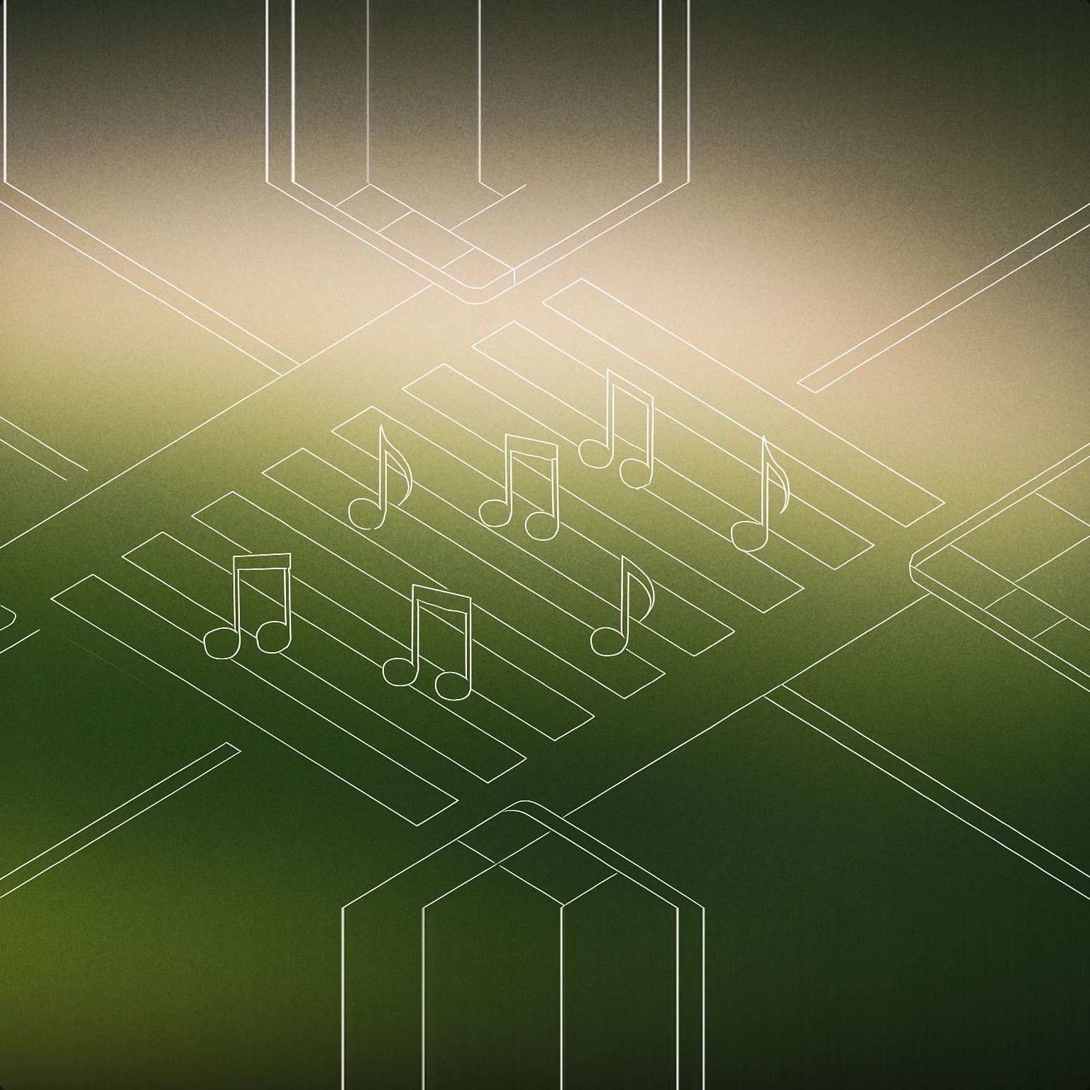 Cover of A stylized crosswalk with embedded musical note symbols along its path for Road sound effects