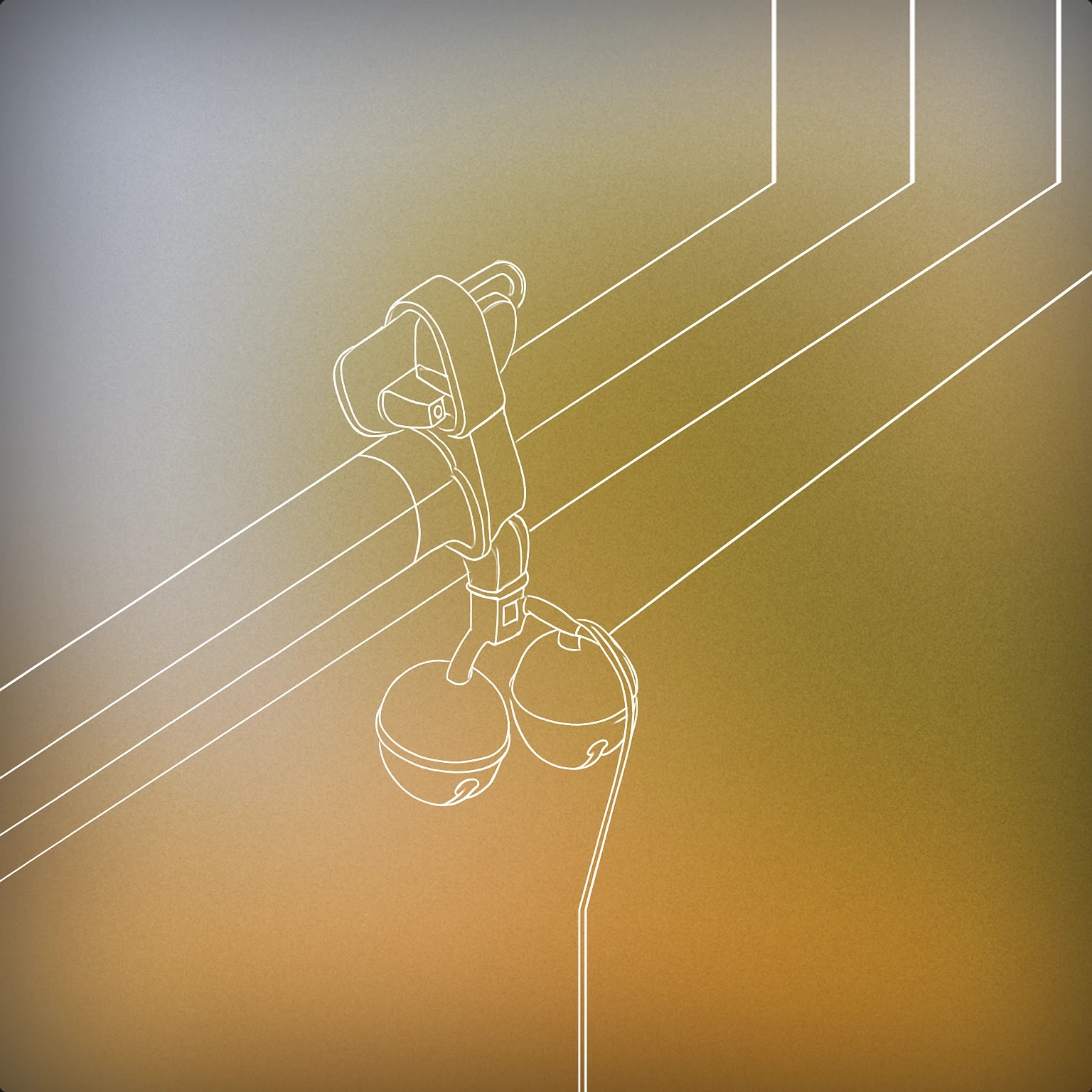 Cover of fishing bell attached to a rod for Fishing sound effects