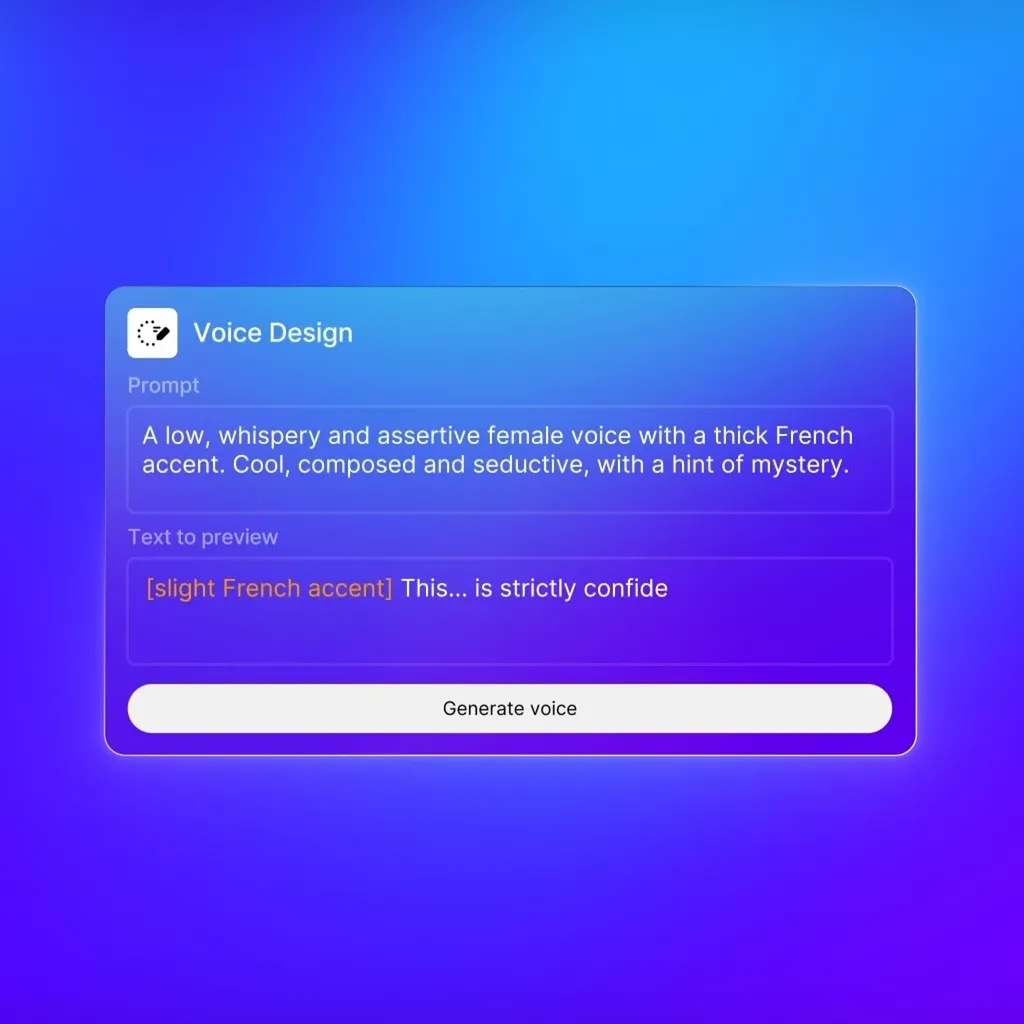 Voice Design v3