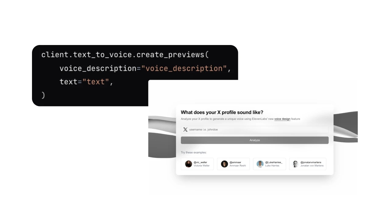 Voice Design API Blog