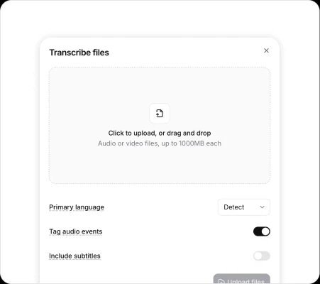 Upload your video to transcribe the video to text