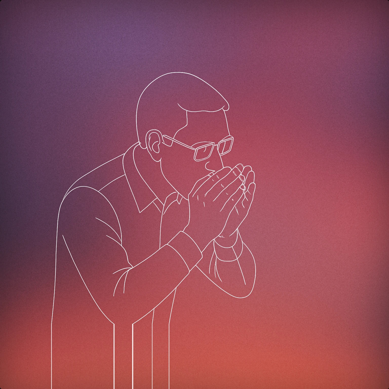 Cover of A person cupping their hands and holding them in front of their mouth as if sucking in air for Suck sound effects