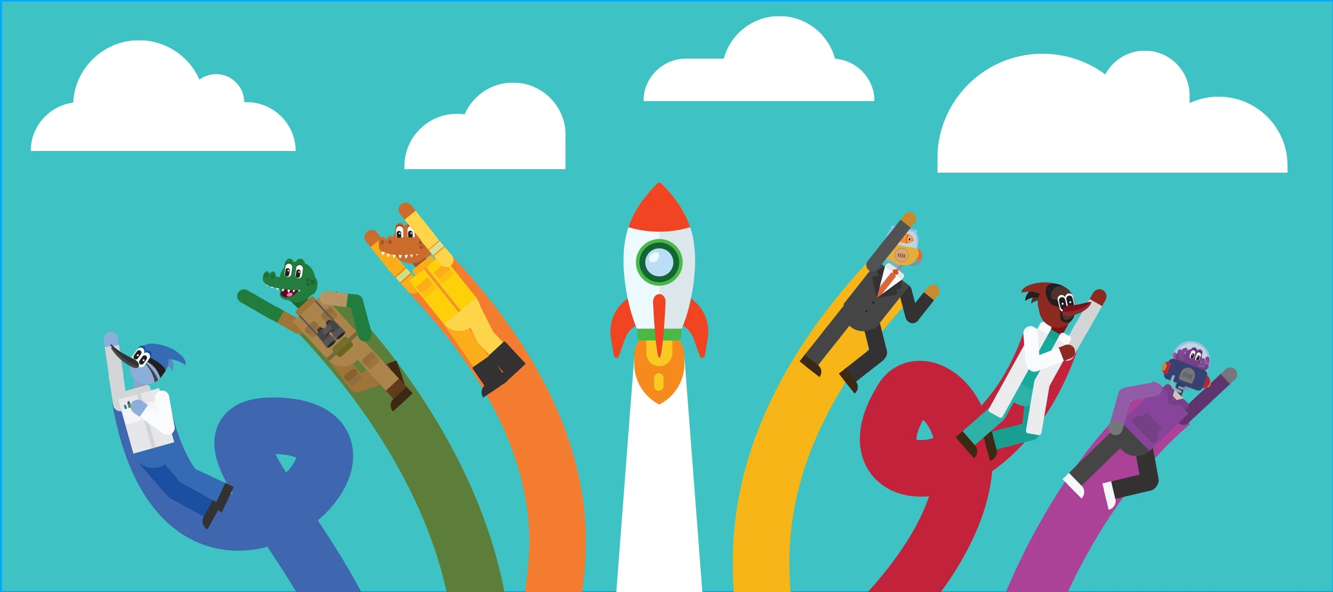 Life Heroes Universe characters ready for takeoff