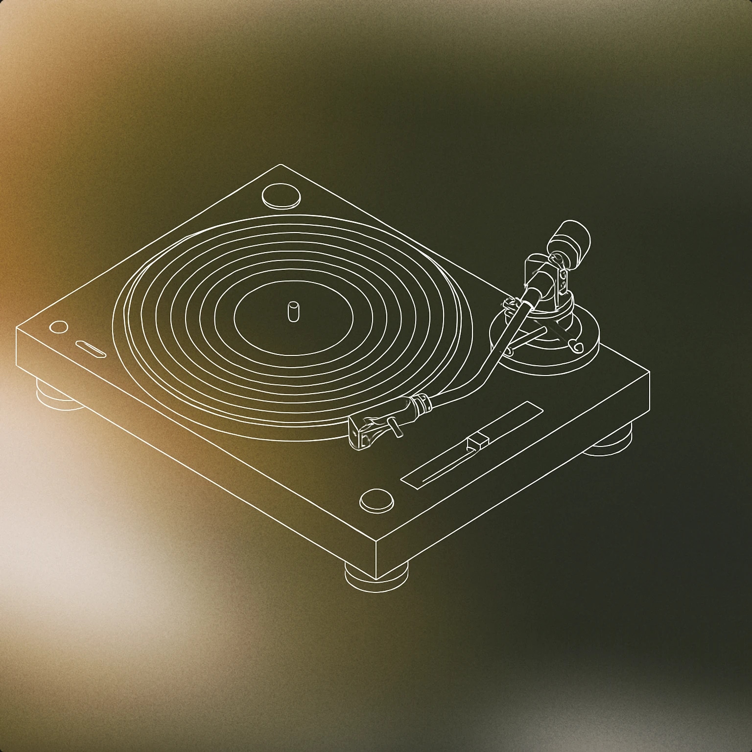 Cover of Rotating vinyl record on a turntable for Movement sound effects