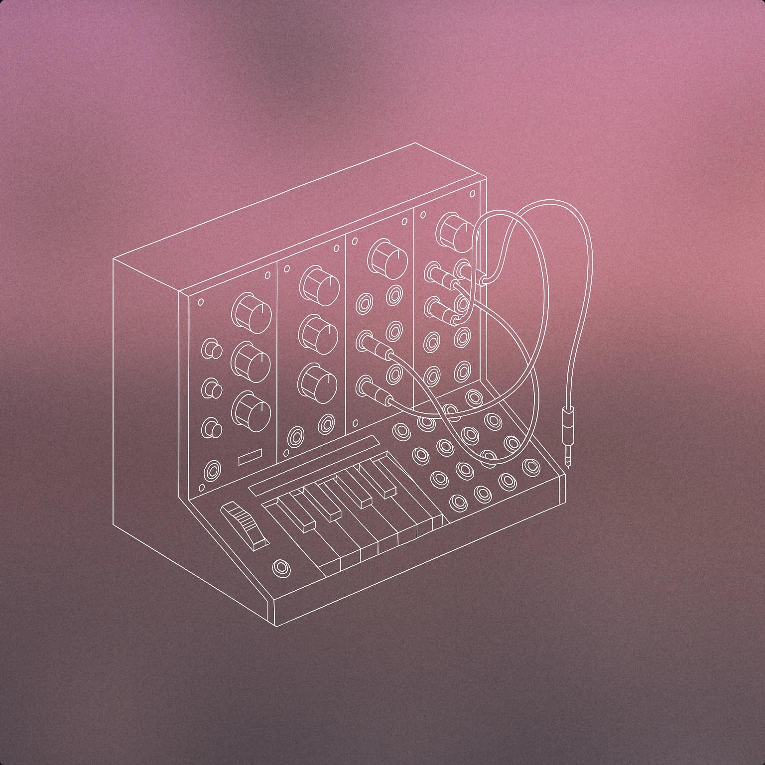 Cover of A modular audio synthesizer unit with patch cables for Build sound effects