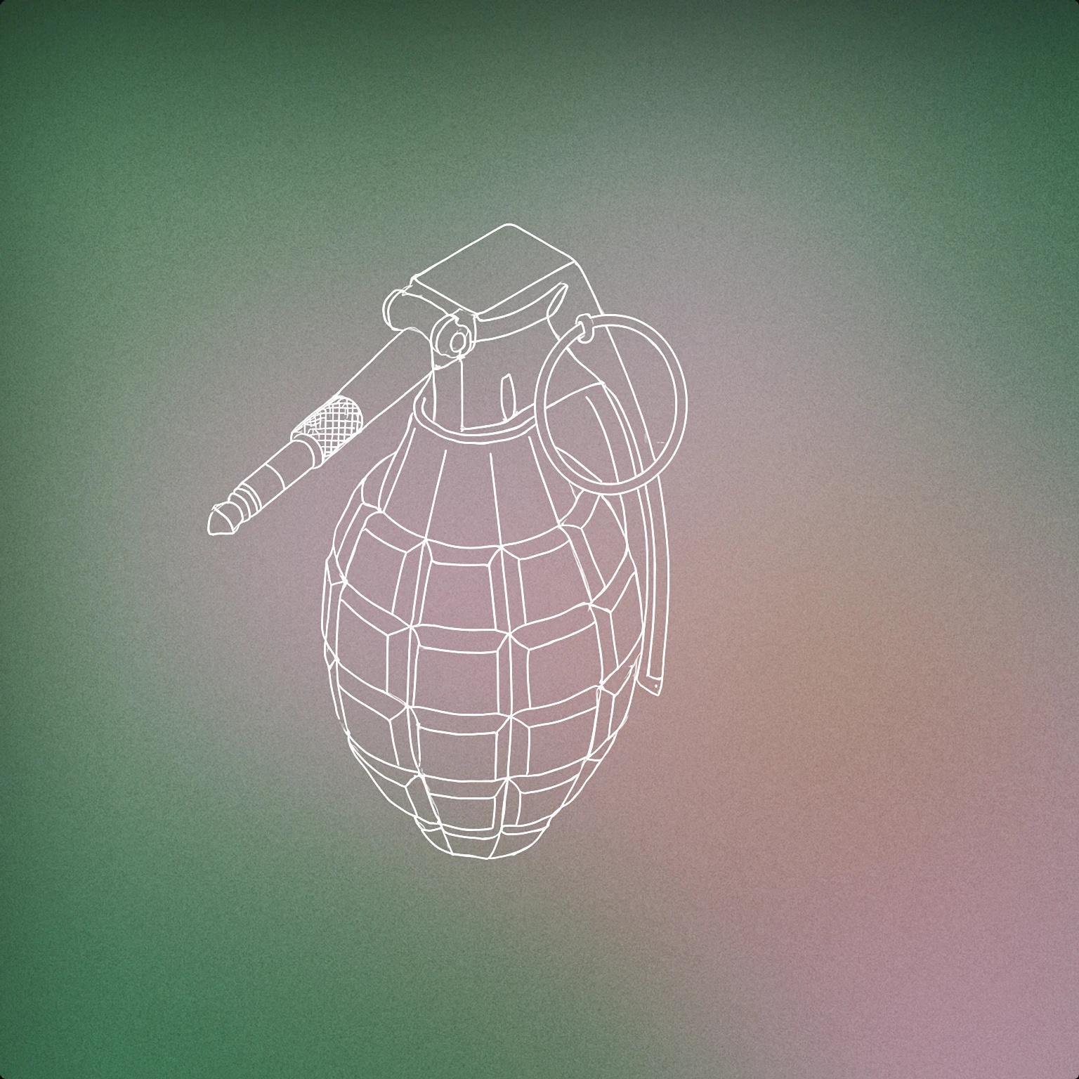 Cover of Hand grenade with audio jack plug replacing the pin for Grenade sound effects