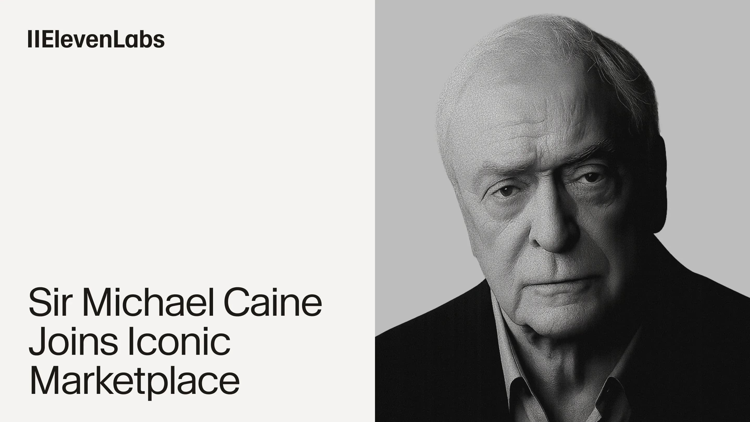 Michael Caine joins the Iconic Voices marketplace