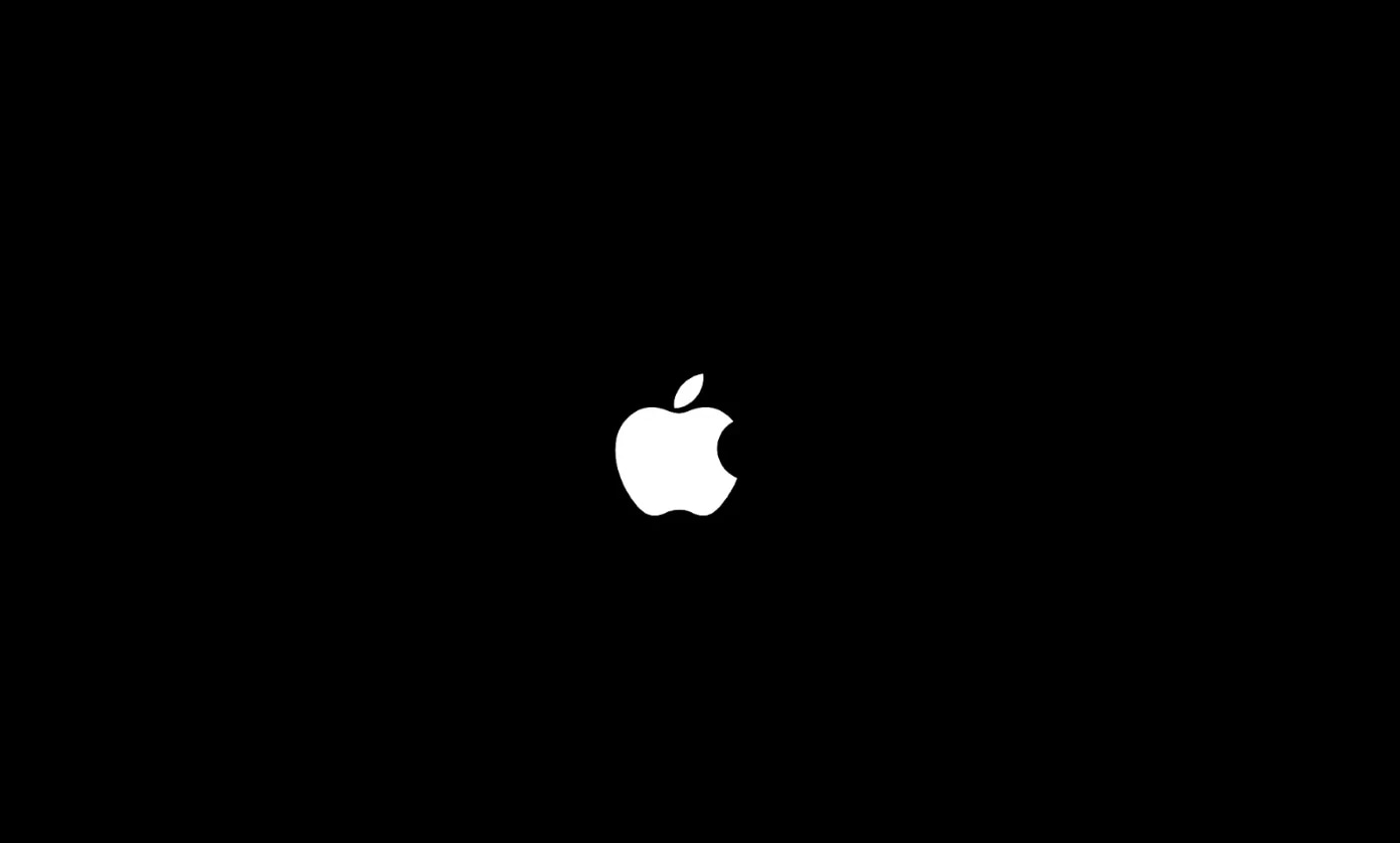 Apple logo.