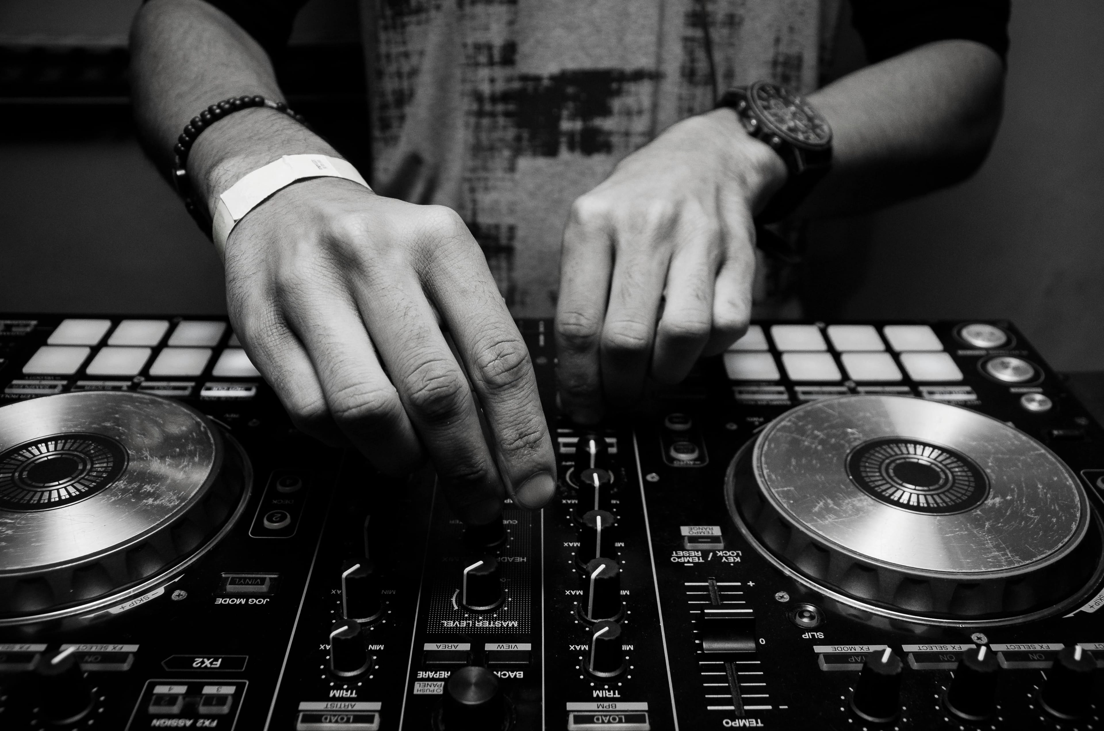 DJ soundboard