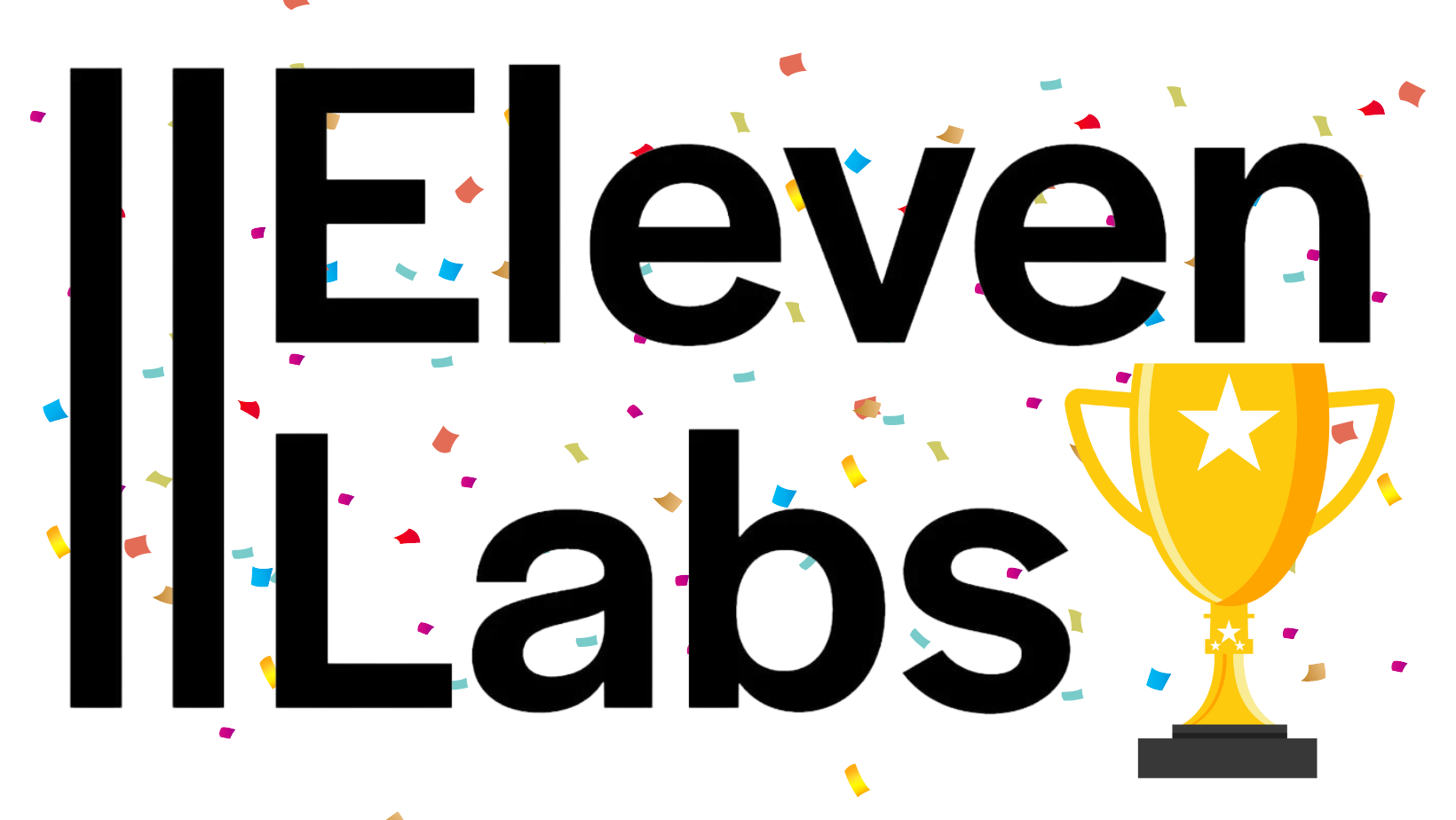 ElevenLabs Logo with a winner trophy