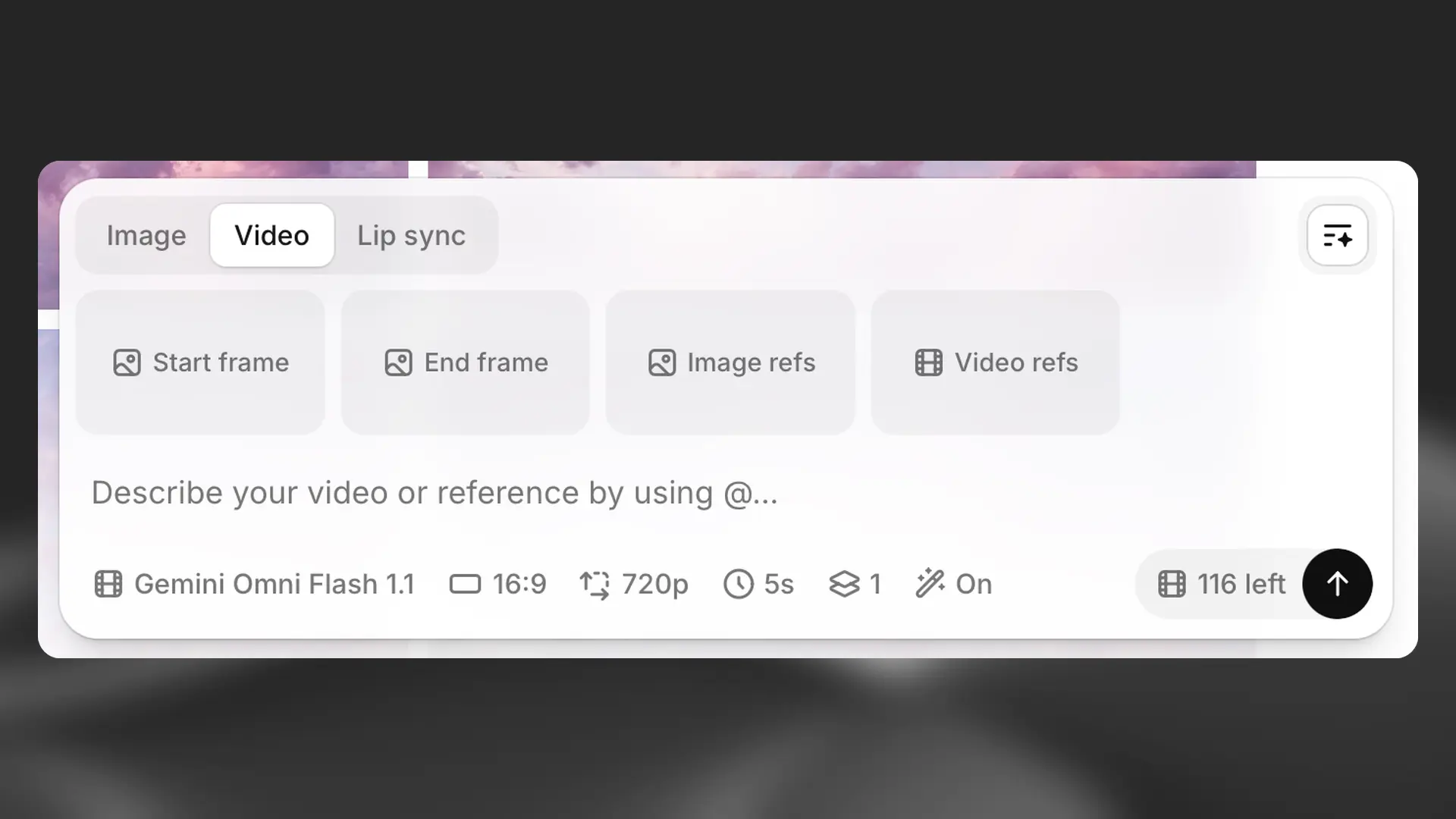 Interfaccia dei riferimenti
video