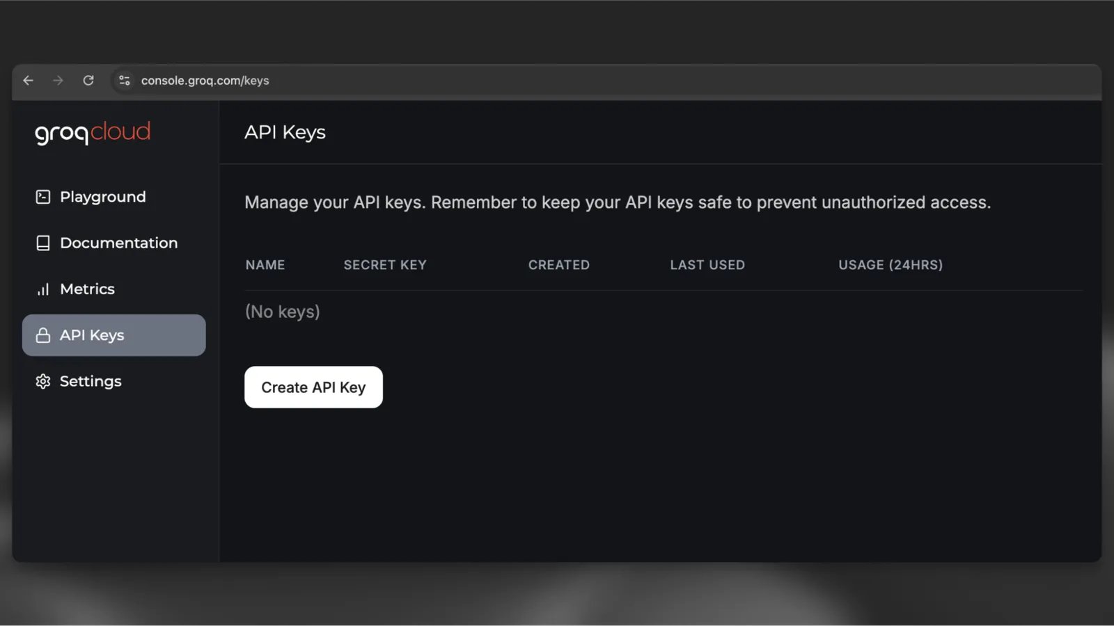 Add Secret