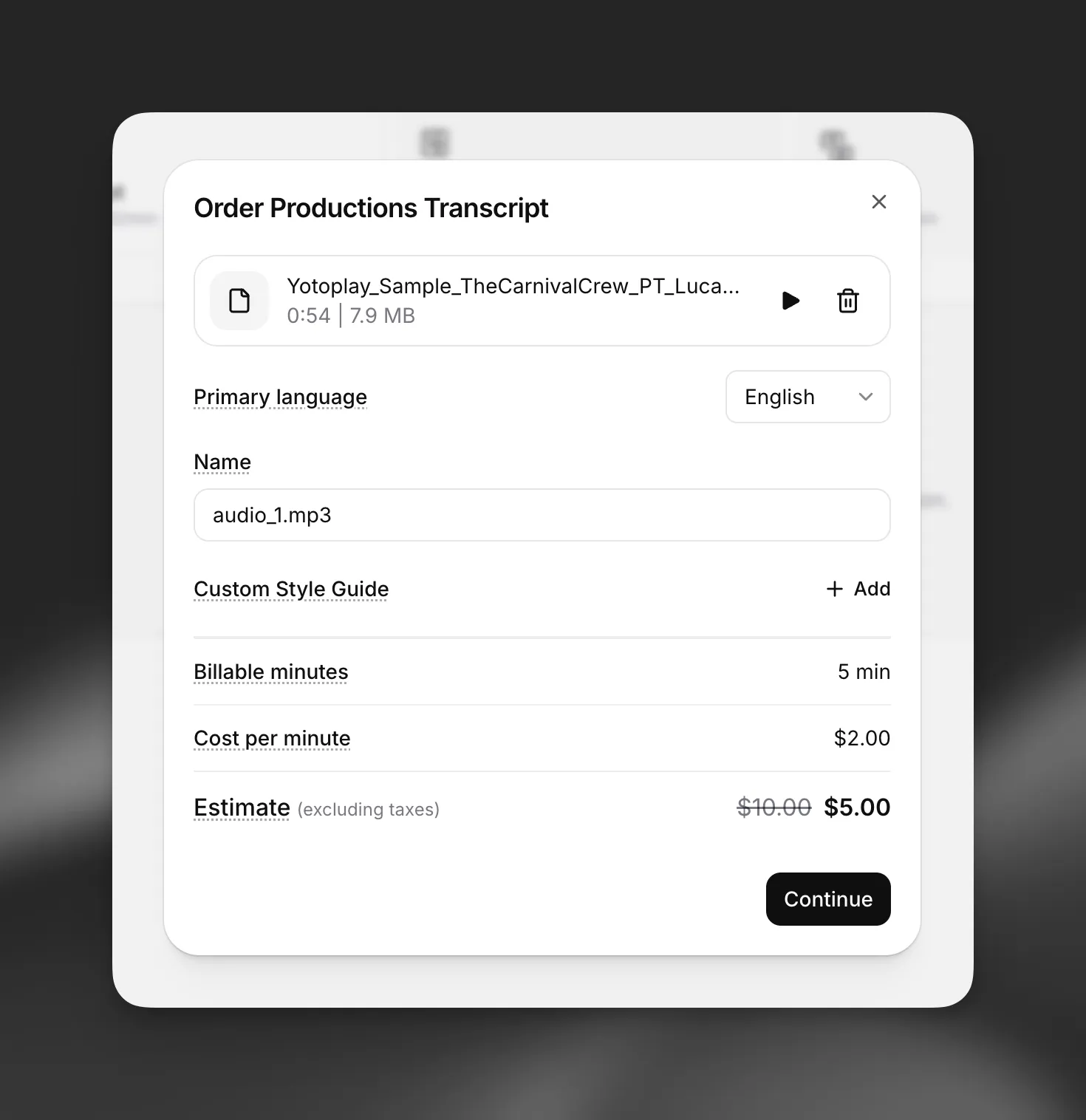 Preventivo Productions