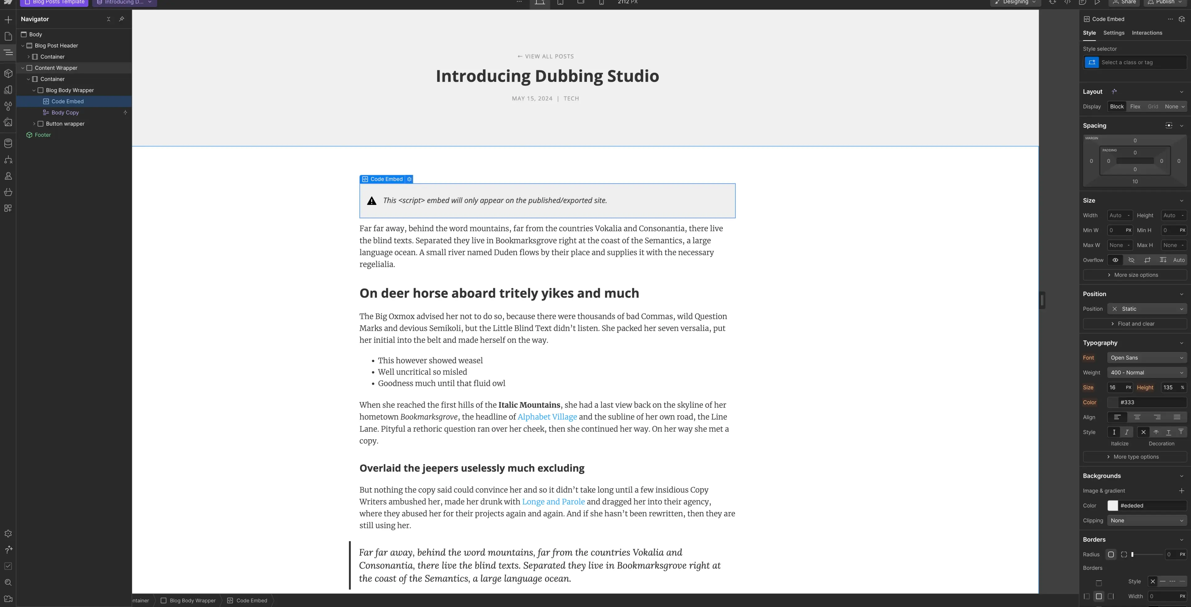 Audio Native