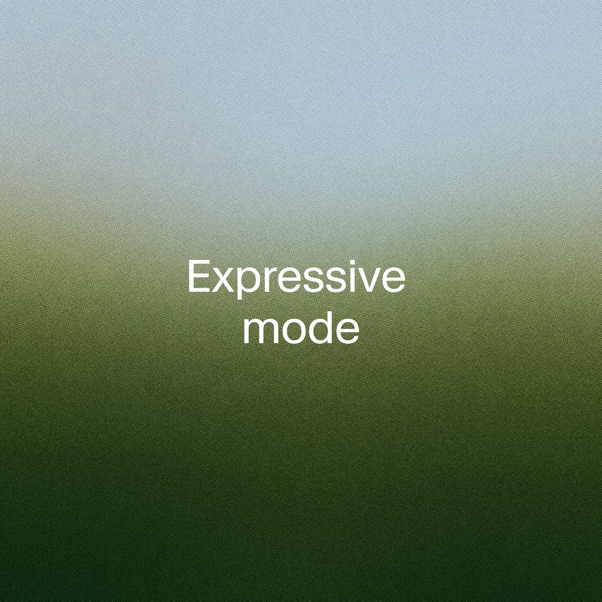 expressive mode