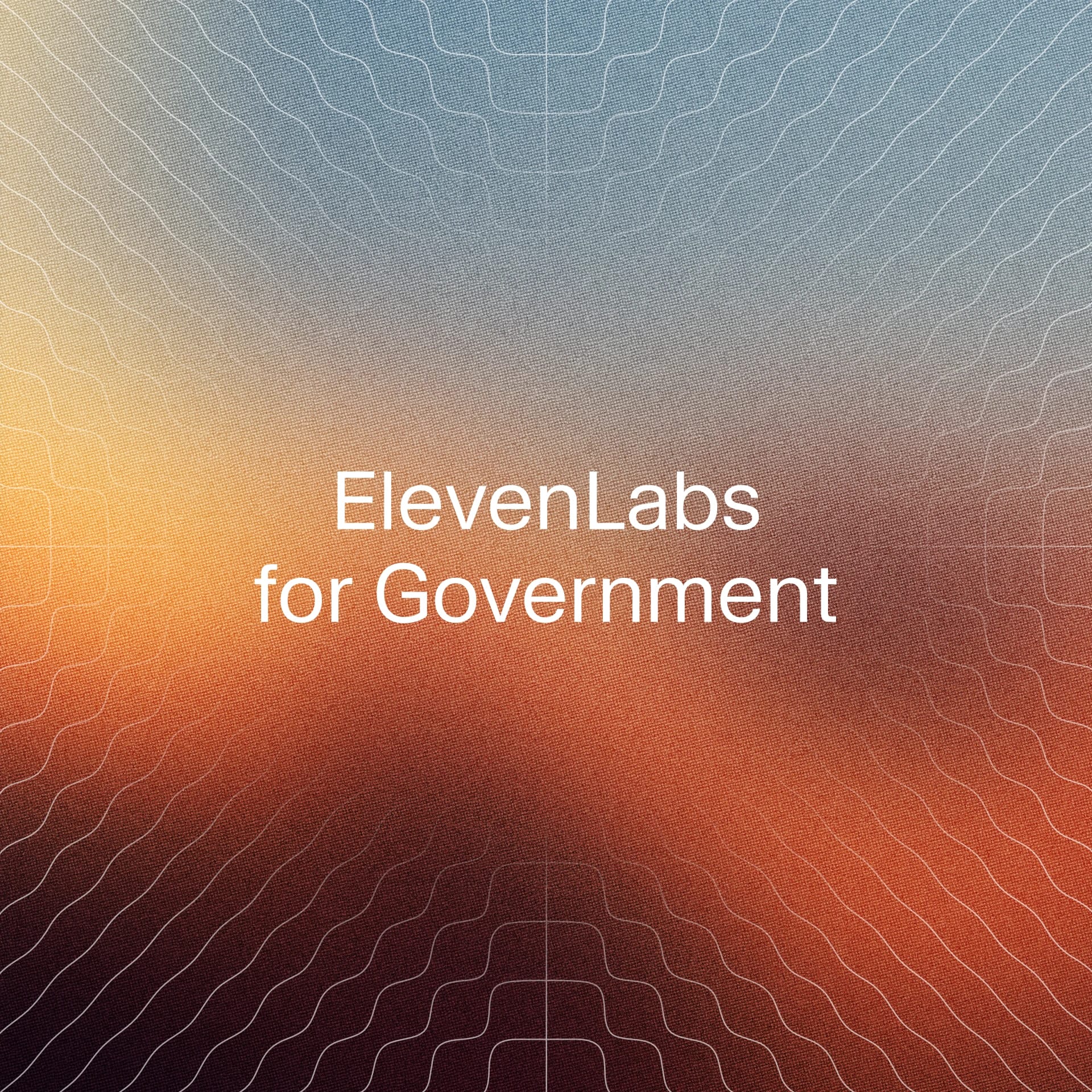 ElevenLabs for Government