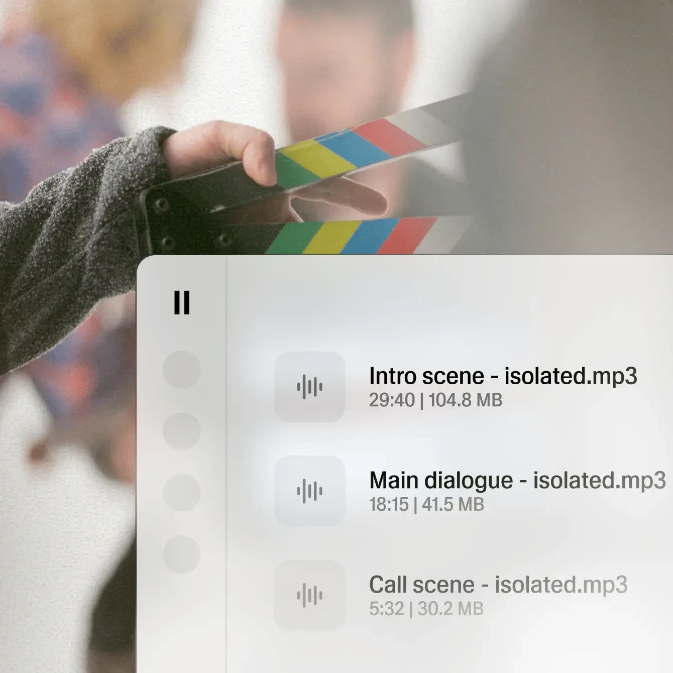 For filmmakers & video editors